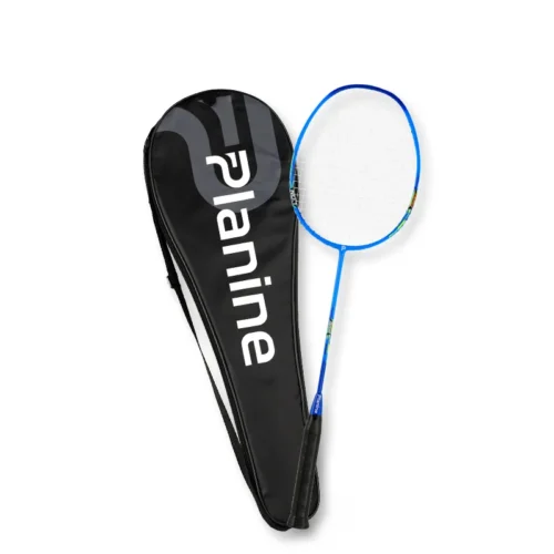 Planine Full Carbon Fiber Badminton Racket (Blue Edition) - Ultra-Light Pro Racket with Carry Bag
