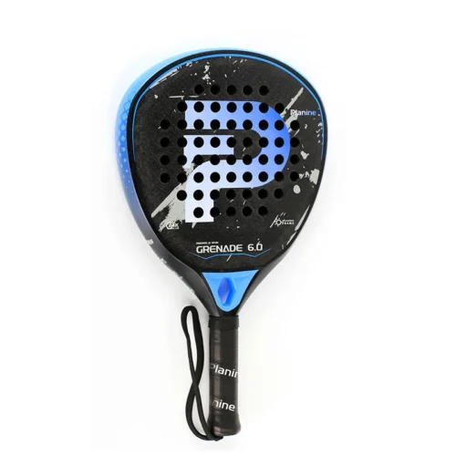 Planine Grenade 6.0 Blue Padel Racket - Carbon Frame, Strong Spin & Stable Control